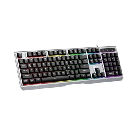 LENOVO LECOO KB121 USB Q Trk Rainbow Aydınlatmalı Mekanik Hisli Metalik Gaming Klavye