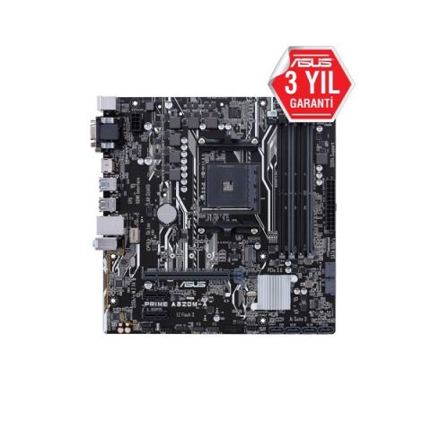 ASIS PRIME A320M-A DDR4 HDMI-DVI PCIE 3.0 AMD MATX