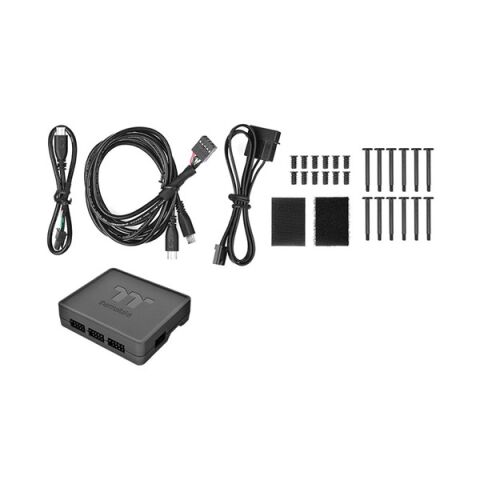 THERMALTAKE Quad Riing CL-F100-PL12SW-A RGB 120mm Kasa Fanı 3-lü Paket