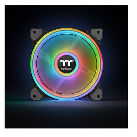 THERMALTAKE Quad Riing CL-F100-PL12SW-A RGB 120mm Kasa Fanı 3-lü Paket
