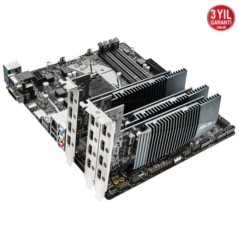 ASUS GT710 2GB GT710-4H-SL-2GD5 GDDR5 64bit 4X HDMI PCIe 16X v2.0 Low Profile,Fansız