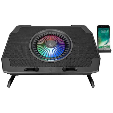 Rampage AD-RC21 X-CooL Siyah 5 Fanlı 10''-18'' RGB Işıklı Notebook Soğutucu Stand