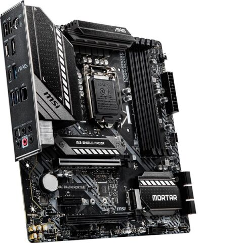 MSI MAG B460M MORTAR DDR4 HDMI DP PCIe 16X v3.0 1200p mATX