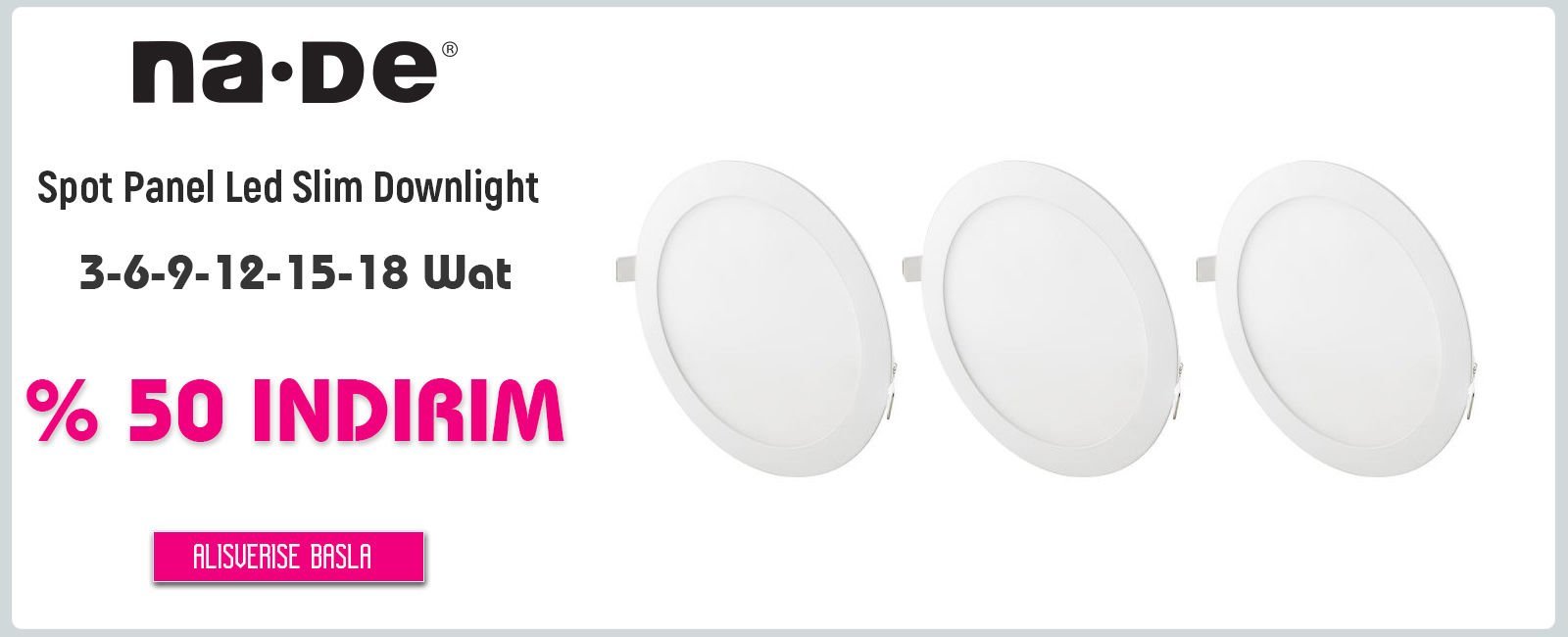 NadeSpot Panel Led Slim Downlight